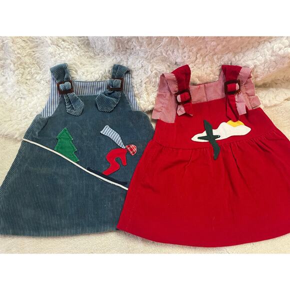 2 Vintage Thee and Me Reversable Jumpers for Girls - Picture 1 of 9